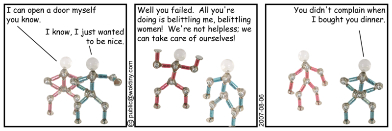 Arguing with your date is like arguing on the internet, even if you win, you're still an idiot. The Death of Chivalry