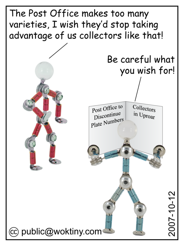 It seems stamp collectors will just have to go back to collecting stamps. Philatelics, by request