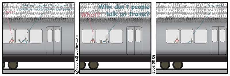 Don't you 'nevermind' me! Trains