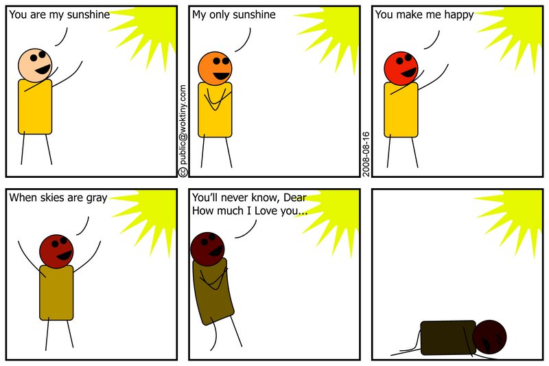 Please don't take my sunshine away! Sunshine